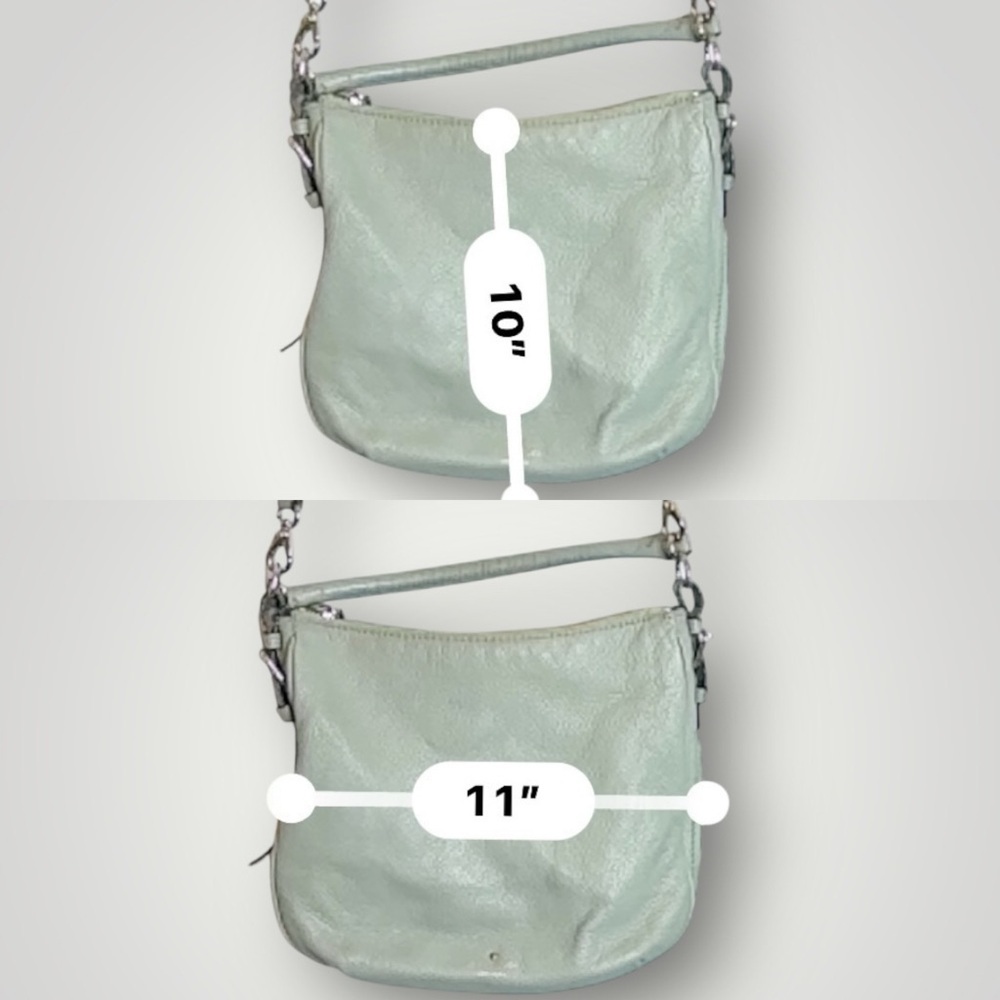 Kate Spade Crossbody Cobble Hill Ella Bag Purse Sea Foam Pebble Leather - Picture 16 of 16